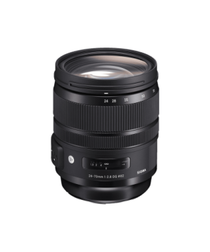SIGMA 576955 24 mm - 70 mm 2.8 DG, HSM, OS (Objektiv für Nikon F-Mount, Schwarz)