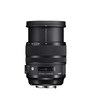 SIGMA 576955 24 mm - 70 mm 2.8 DG, HSM, OS (Objektiv für Nikon F-Mount, Schwarz)