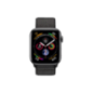 APPLE Watch Series 4 (GPS + Cellular) 44mm Smartwatch Aluminium gewebtes Nylon, 140-210 mm, Gehäuse: Dunkelgrau