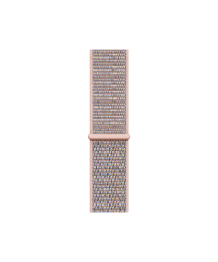 APPLE Watch Series 4 (GPS + Cellular) 40 mm Smartwatch Aluminium gewebtes Nylon, 130-200 mm, Armband: Sandrosa, Gehäuse: Gold