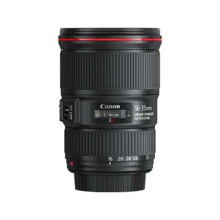 CANON EF 16 mm - 35 mm f/4L IS, USM (Objektiv für Canon EF-Mount, Schwarz)