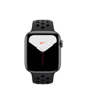 APPLE Watch Series 6 Nike (GPS + Cellular) 44mm Smartwatch Fluorelastomer, 140 - 220 mm, Space Grau/Schwarz
