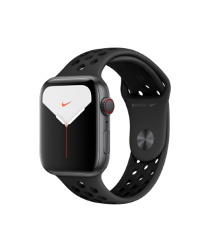 APPLE Watch Series 6 Nike (GPS + Cellular) 44mm Smartwatch Fluorelastomer, 140 - 220 mm, Space Grau/Schwarz