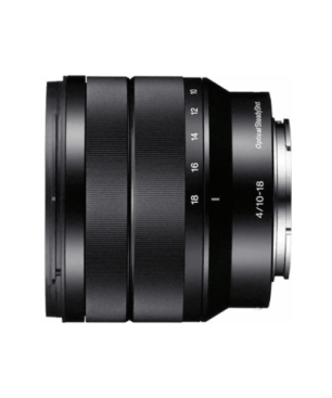SONY SEL1018 10 mm - 18 mm f/4.0 OSS, ED, ASPH, Circulare Blende (Objektiv für Sony E-Mount, Schwarz)