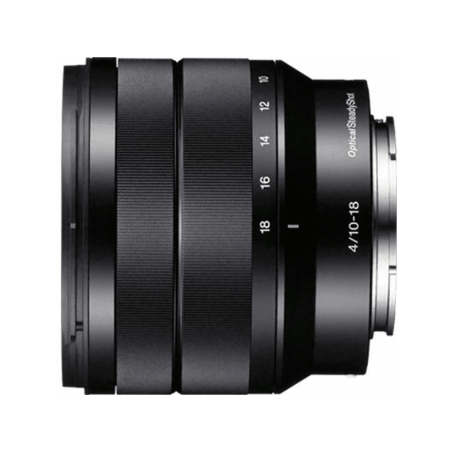 SONY SEL1018 10 mm - 18 mm f/4.0 OSS, ED, ASPH, Circulare Blende (Objektiv für Sony E-Mount, Schwarz)