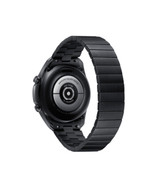 SAMSUNG Galaxy Watch3 Titanium Bluetooth 45 mm Smartwatch Edelstahl Edelstahl, uni, Titan/Black