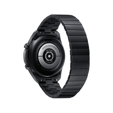 SAMSUNG Galaxy Watch3 Titanium Bluetooth 45 mm Smartwatch Edelstahl Edelstahl, uni, Titan/Black