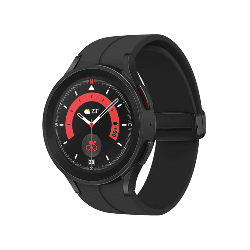 SAMSUNG Galaxy Watch5 Pro R920 Smartwatch Silikon, Schwarz SAMSUNG Galaxy Watch5 Pro R920 Smartwatch Silikon, Schwarz