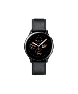 SAMSUNG Galaxy Watch Active 2 Smartwatch Leder, schwarz