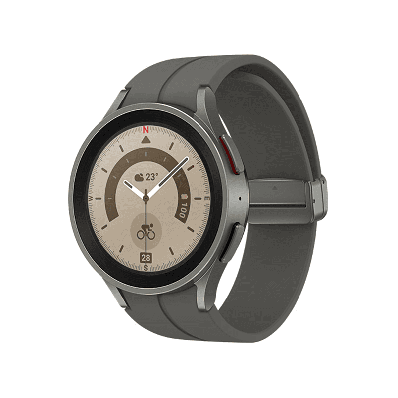 SAMSUNG Galaxy Watch5 Pro R925F Smartwatch Silikon, Grau