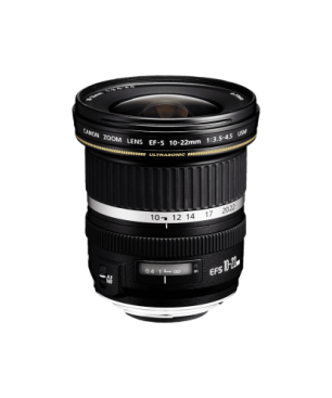 CANON EF-S 10-22mm USM 10 mm - 22 mm f/3.5-4.5 USM, EF-S (Objektiv für Canon EF-S-Mount, Schwarz)