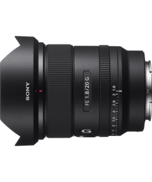 SONY SEL20F18G Vollformat - 20 mm f/1.8 G-Lens, IF, AA (Advanced Aspherical), ED, FHB, DMR, Circulare Blende