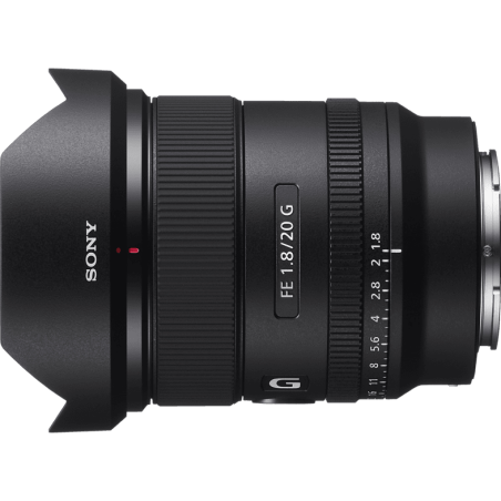 SONY SEL20F18G Vollformat - 20 mm f/1.8 G-Lens, IF, AA (Advanced Aspherical), ED, FHB, DMR, Circulare Blende