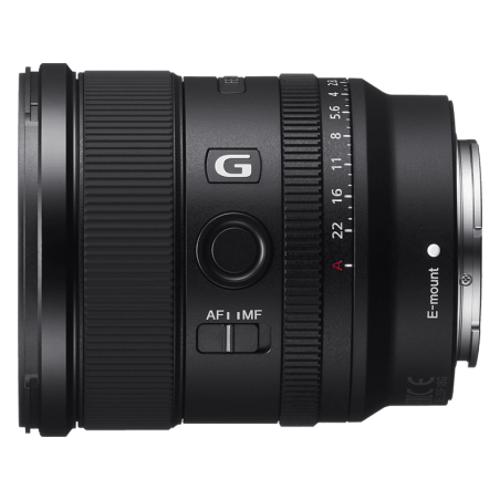 SONY SEL20F18G Vollformat - 20 mm f/1.8 G-Lens, IF, AA (Advanced Aspherical), ED, FHB, DMR, Circulare Blende