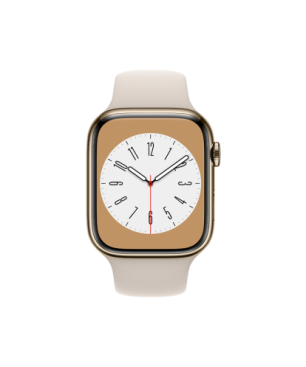 APPLE Watch Series 8 (GPS + Cellular) 45 mm 140 - 220 mm, Armband: Polarstern, Gehäuse: Polarstern