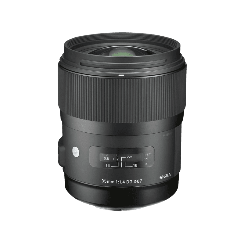 SIGMA 340954 - 35 mm f/1.4 DG, HSM (Objektiv für Canon EF-Mount, Schwarz)