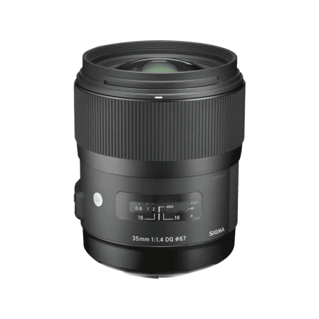 SIGMA 340954 - 35 mm f/1.4 DG, HSM (Objektiv für Canon EF-Mount, Schwarz)