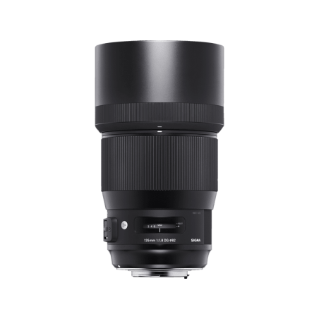 SIGMA 240954 135 mm f/1.8 DG, HSM (Objektiv für Canon EF-Mount, Schwarz)