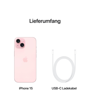 APPLE iPhone 15 5G 128 GB Pink Dual SIM