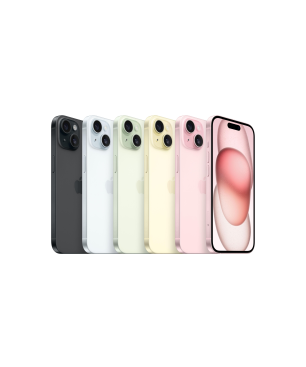 APPLE iPhone 15 5G 128 GB Schwarz Dual SIM
