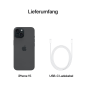 APPLE iPhone 15 5G 128 GB Schwarz Dual SIM