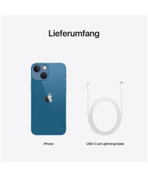 APPLE iPhone 13 mini 512 GB Blau Dual SIM