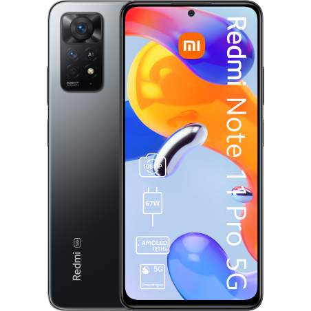 XIAOMI Redmi Note 11 Pro 5G 128 GB Graphite Gray Dual SIM