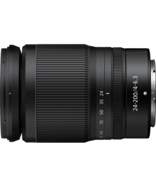 NIKON Nikkor Z 24 mm - 200 mm f./4.0-6.3 IF (Objektiv für Nikon Z-Mount, Schwarz)