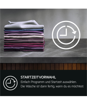 AEG LTR6A40460 Serie 6000 ProSense® mit Mengenautomatik Waschmaschine (6 kg, 1351 U/Min., C, Ja)