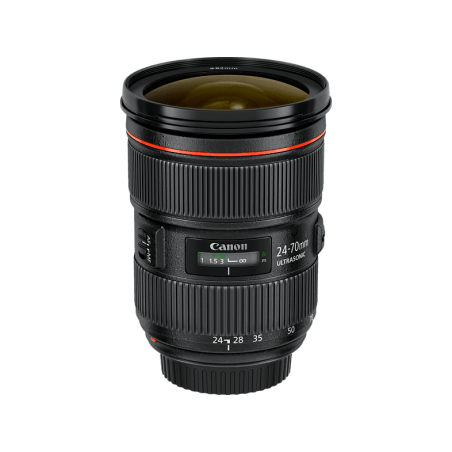 CANON EF II USM 24 mm - 70 mm f/2.8 USM (Objektiv für Canon EF-Mount, Schwarz)