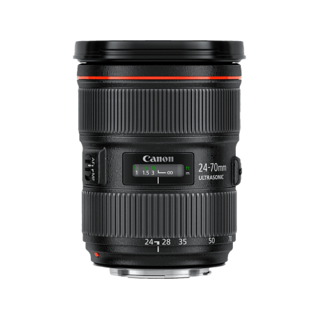 CANON EF II USM 24 mm - 70 mm f/2.8 USM (Objektiv für Canon EF-Mount, Schwarz)