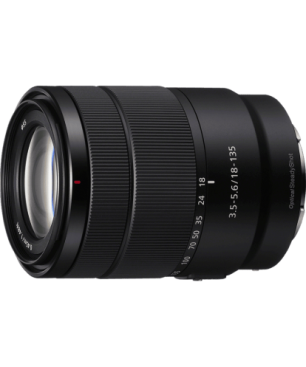 SONY SEL18135 18 mm - 135 mm f/3.5-5.6 OSS, ED, Circulare Blende (Objektiv für Sony E-Mount, Schwarz)