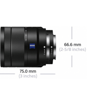 SONY SEL1670Z Zeiss 16 mm - 70 mm f/4.0 OSS, ED, Circulare Blende (Objektiv für Sony E-Mount, Schwarz)