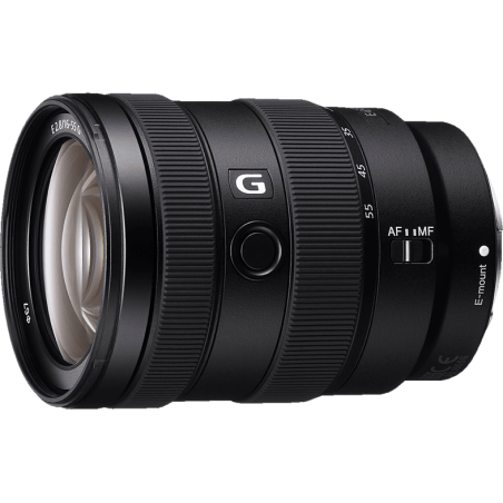 SONY SEL1655G 16 mm - 55 mm f/2.8 G-Lens, ED, AA (Advanced Aspherical), ASPH, FHB, Circulare Blende, DMR