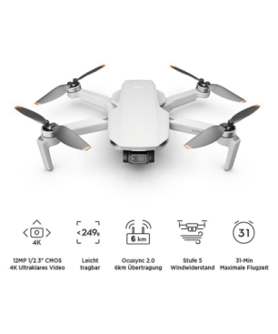 DJI Mini 2 Fly More Combo Drohne Hellgrau