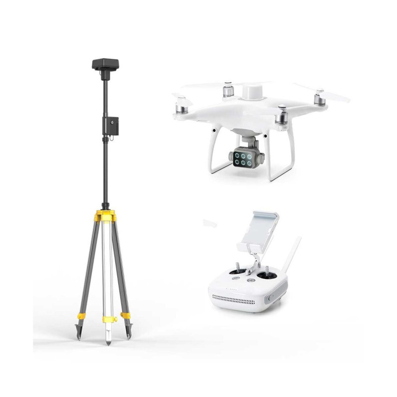 DJI P4 Multispectral + D-RTK 2 High Precision GNSS Mobile Station Combo DJI P4 Multispectral + D-RTK 2 High Precision GNSS Mobile Station Combo
