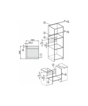 MIELE H 7364 BP Einbaubackofen (Einbaugerät, 76 Liter, 595 mm)