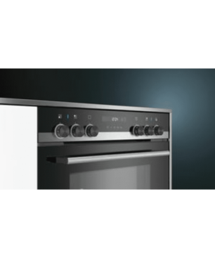 SIEMENS PQ 521 IA 00 PYROLYSE iQ500, Einbauherdset (Induktionskochfeld, A, 71 Liter)