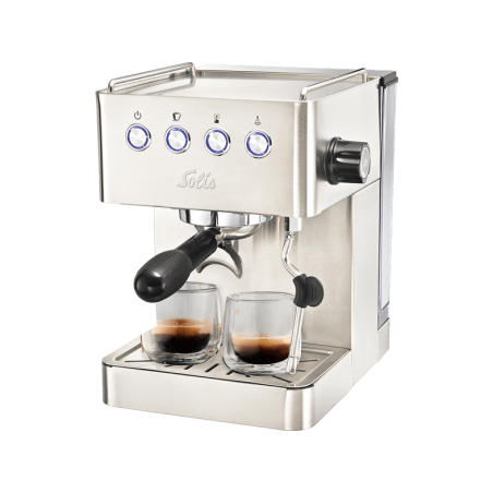 SOLIS OF SWITZERLAND Barista Gran Gusto 1014 Espressomaschine Silber