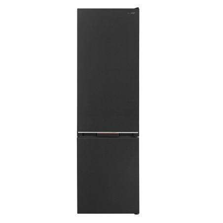SHARP SJ-BA05DTXKE-EU Kühl-/Gefrierkombination (E, 180 cm hoch, Edelstahl dunkel gebürstet)