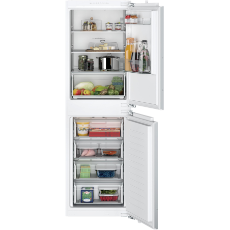 SIEMENS KI85NNFF0 iQ100 Kühlgefrierkombination (F, 298 kWh, 1772 mm hoch, Nicht zutreffend)