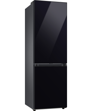 SAMSUNG RL34A6B0D22/EG Bespoke Kühlgefrierkombination (D, 204 kWh, 1850 mm hoch, Clean Black)