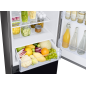 SAMSUNG RL34A6B0D22/EG Bespoke Kühlgefrierkombination (D, 204 kWh, 1850 mm hoch, Clean Black)