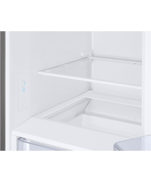 SAMSUNG RL34A6B0D22/EG Bespoke Kühlgefrierkombination (D, 204 kWh, 1850 mm hoch, Clean Black)