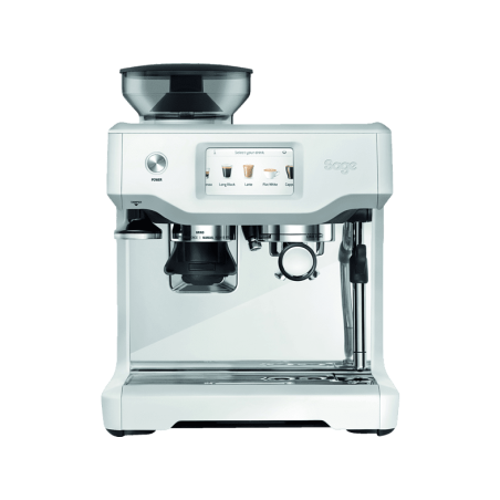 SAGE SES880SST4EEU1 the Barista Touch Espressomaschine Weiß