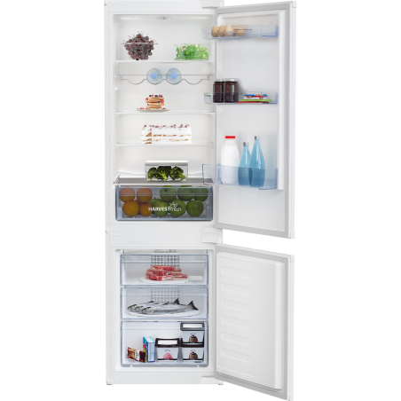 BEKO BCHA275K4SN Kühlgefrierkombination (E, 224 kWh, 1775 mm hoch, Weiß)
