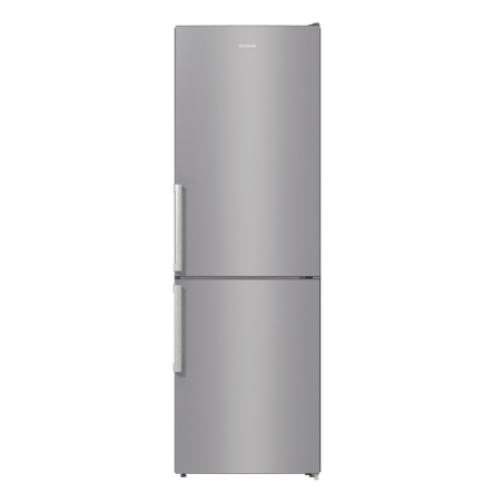 GORENJE NRK6192ES5F Gorenje Essential Line Kühlgefrierkombination (E, 242 kWh, 1850 mm hoch, Silber)