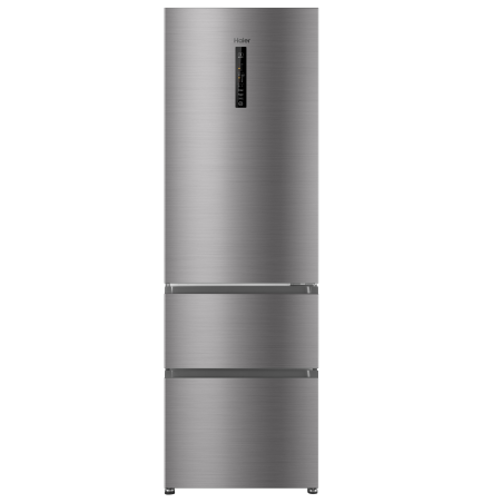 HAIER HTR3619ENMN 3D 60 SERIE 3 Kühlgefrierkombination (E, 265 kWh, 1905 mm hoch, Edelstahllook)