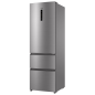 HAIER HTR3619ENMN 3D 60 SERIE 3 Kühlgefrierkombination (E, 265 kWh, 1905 mm hoch, Edelstahllook) HAIER HTR3619ENMN 3D 60 SERIE 3 Kühlgefrierkombination (E, 265 kWh, 1905 mm hoch, Edelstahllook)
