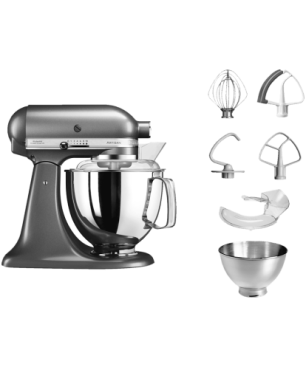KITCHENAID 5KSM175PSEMS Küchenmaschine Medallion Silber